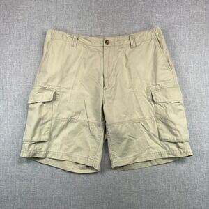 Polo Ralph Lauren Cargo Shorts Men 36x9 Tan Cotton Relaxed Fit Preppy Classic